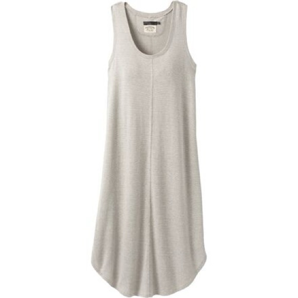 Prana Dresses & Skirts - Prana women's Corrine dress new oatmeal stripe hemp dress new